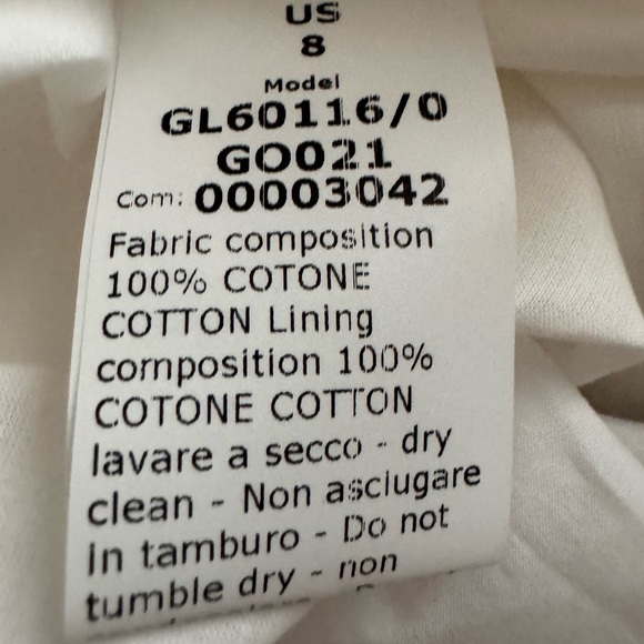 G. LABEL BY GOOP Connie Ruffle Mid-Length Dress Diner En Blanc Barbiecore - Picture 13 of 14